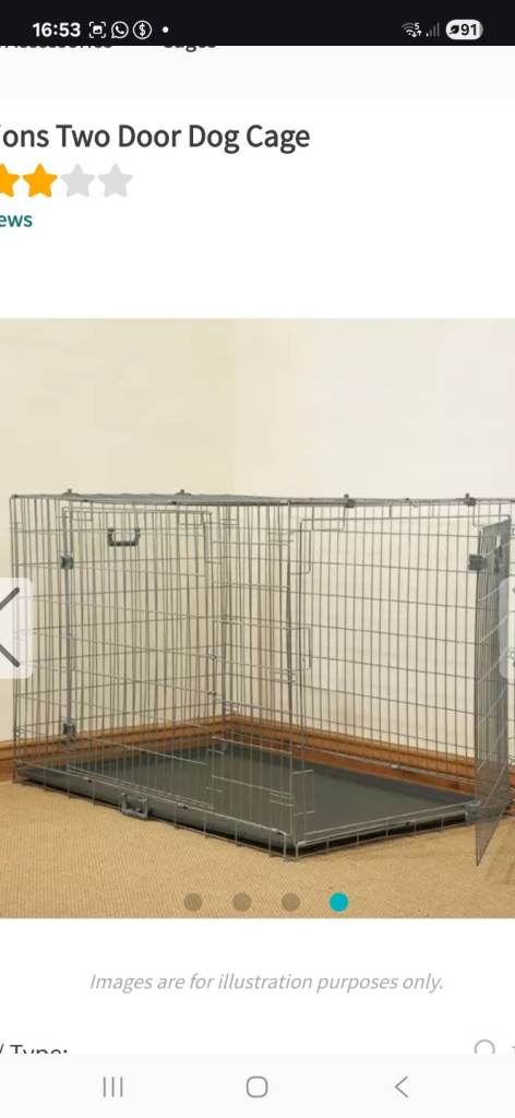 Large puppy or dog crate 