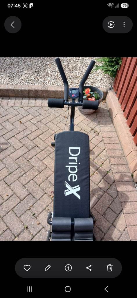 Dripe X Multi-Gym Bench – Abdominal Trainer, Good Condition