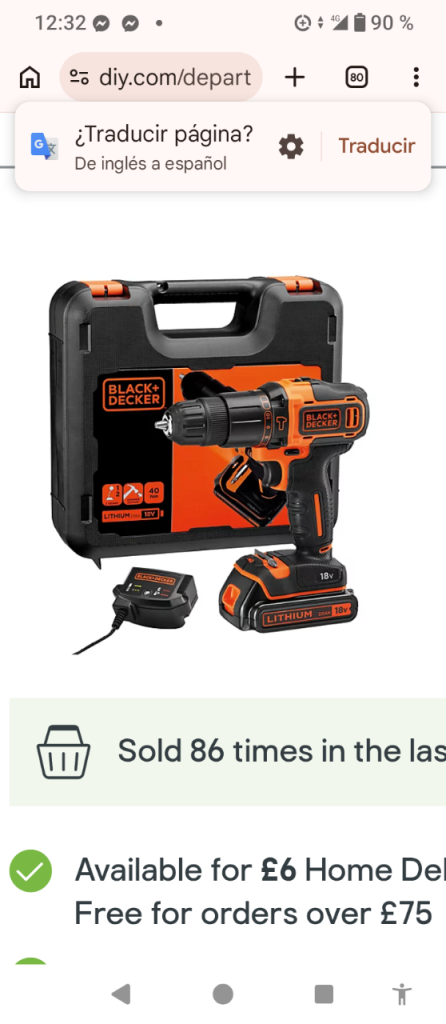 Drill black Decker new 