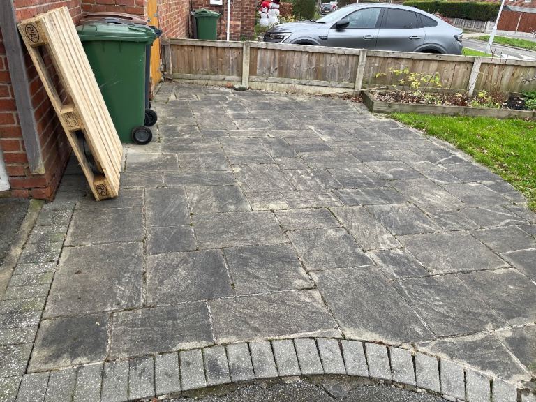 Paving slabs - grey