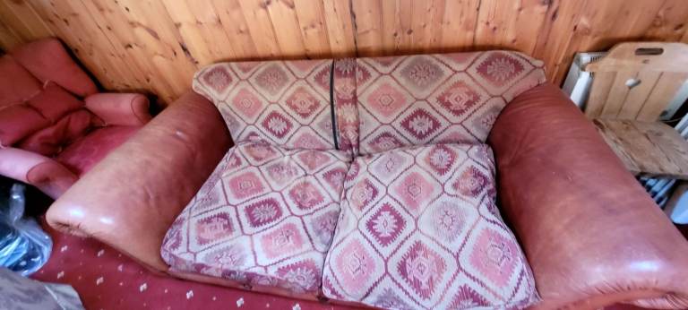 Free Large leather sofa