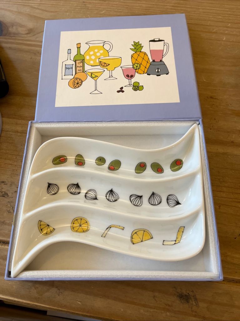 Porcelain Olive Dish Margarita By Ursula Dodge Boxed