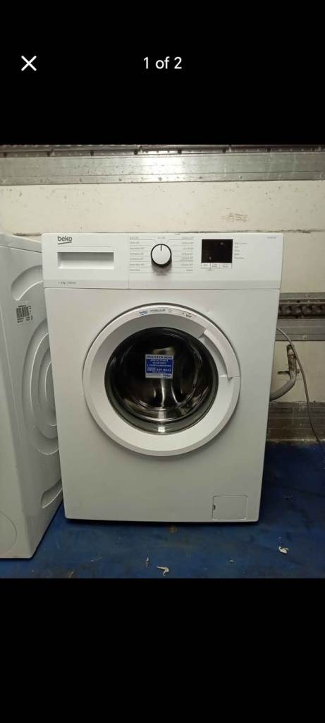 6kg beko washing machine 3 month warrnaty