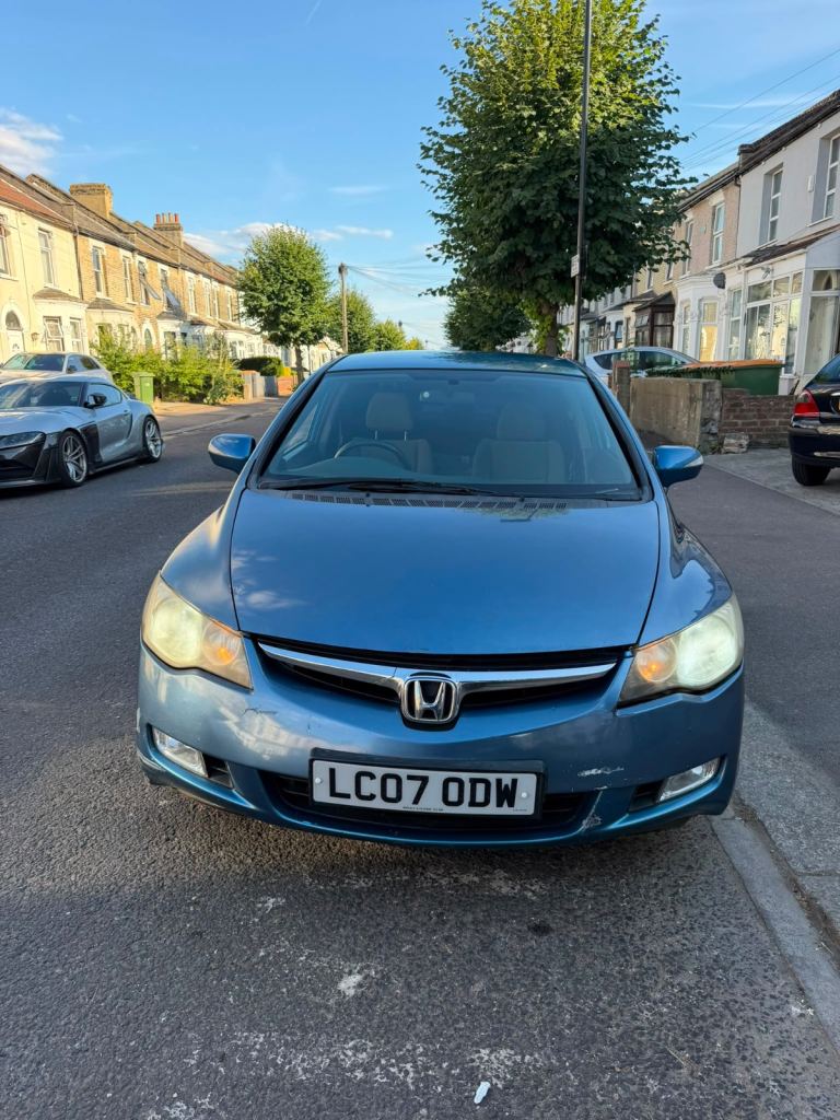 Honda, CIVIC, Saloon 4 door, 2007, Petrol, Hybrid, Economic
