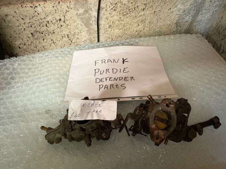Land Rover Weber carburetor 