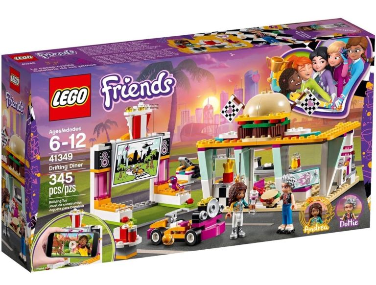 LEGO Friends 41349 Burger Diner Box Set with Instructions