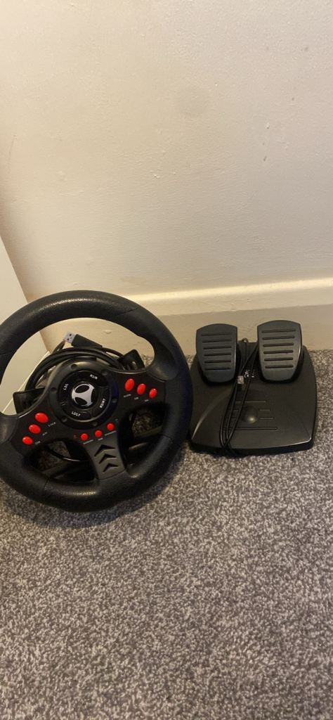 Steering Wheel with pedals 