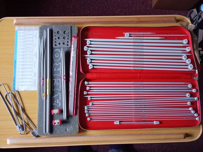 AERO Knitting Needle Set with Case and Accessories , £7.00 for Sale