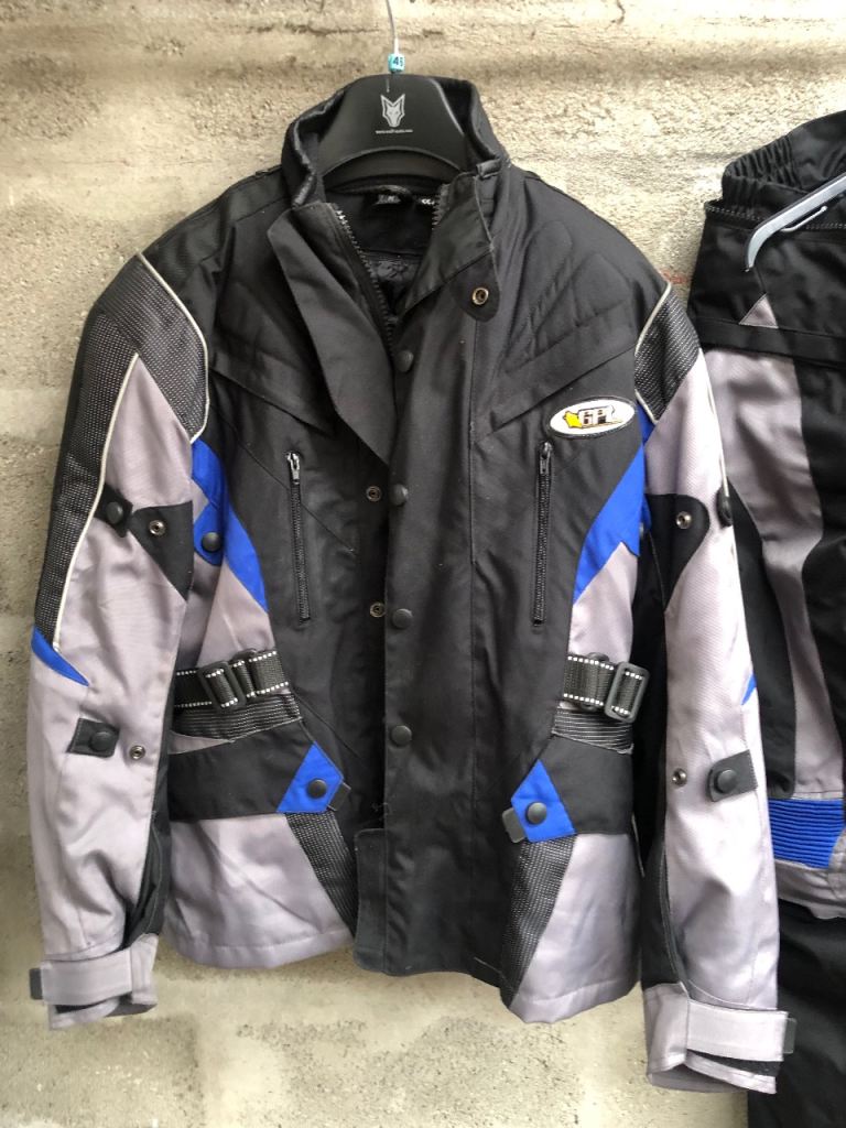 Textile motorcycle suit, medium 