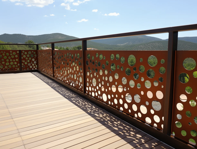 Metal fences, aluminum panels, swing gates, railings, garden ornaments, sculptures