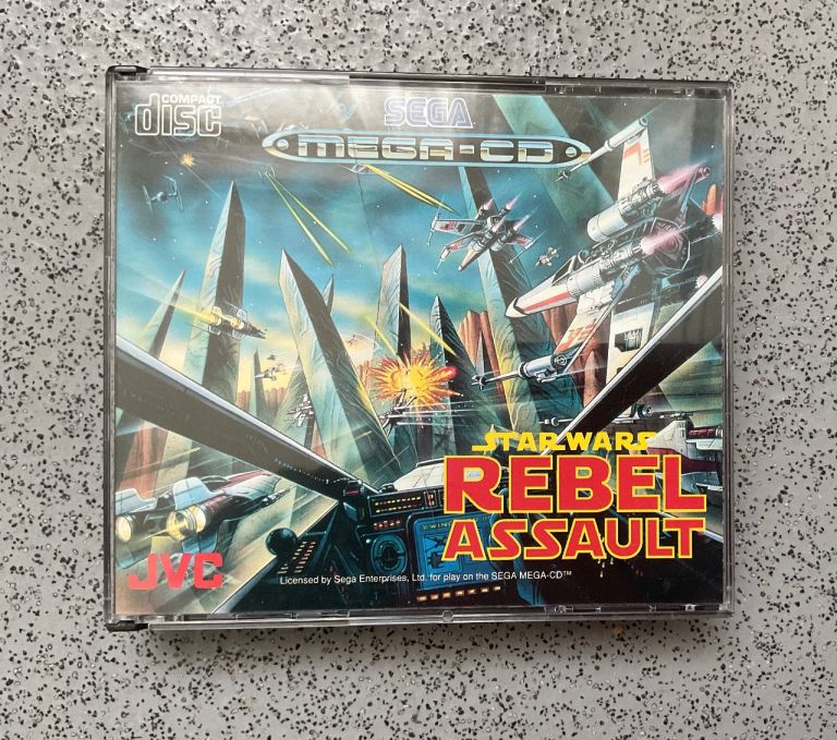 Sega Mega-CD Game - STAR WARS REBEL ASSAULT 