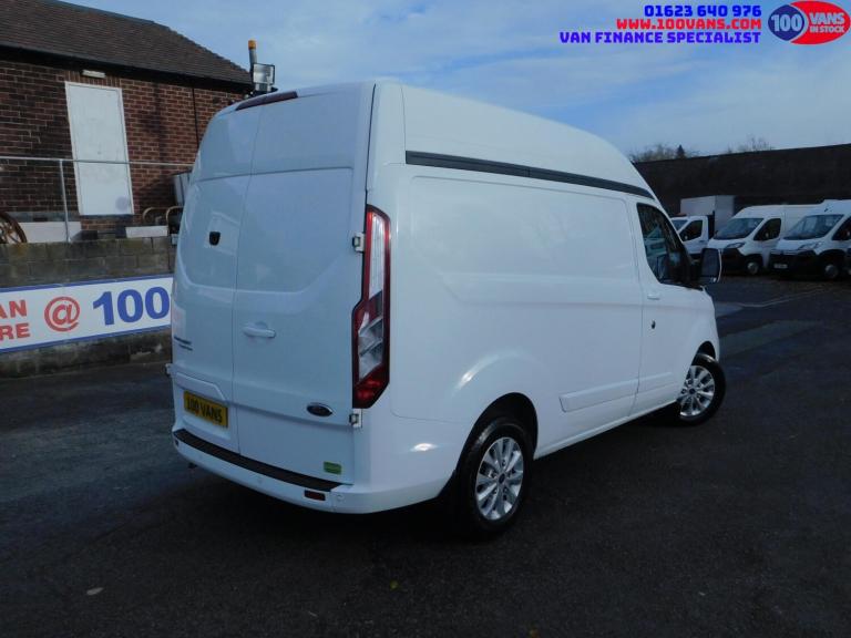 2022 Ford Transit Custom 2.0 EcoBlue 130ps High Roof Limited Van Auto PANEL VAN DIESEL Automatic