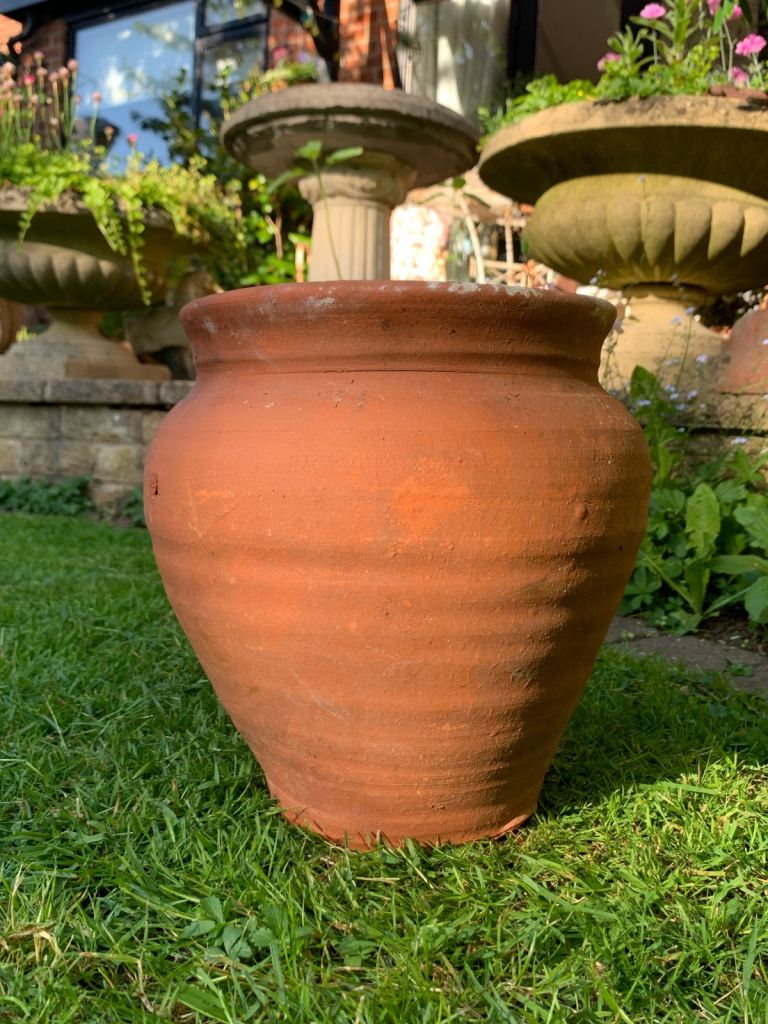 Nice hand thrown terracotta plant pot 