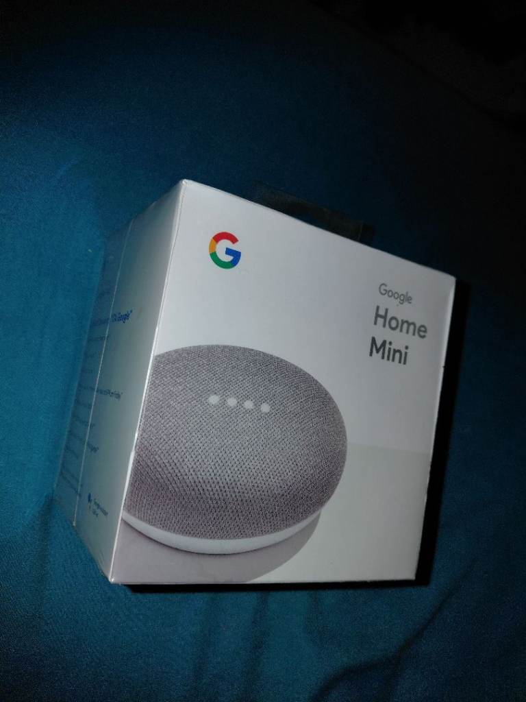 Smart Speaker. Google nest mini chalk. Unopened.