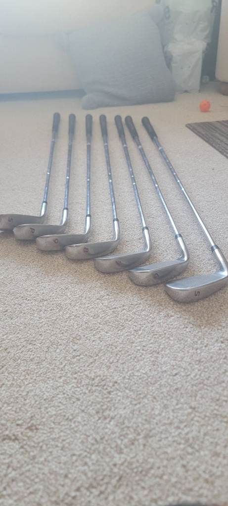 Good Condition Set of Silver Golf Irons