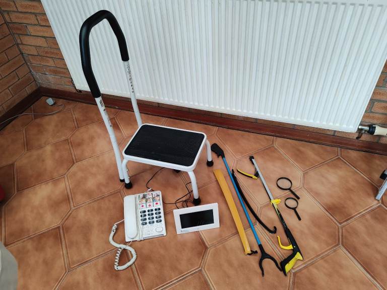 Assorted Mobility Aids and Household Items – Good Condition