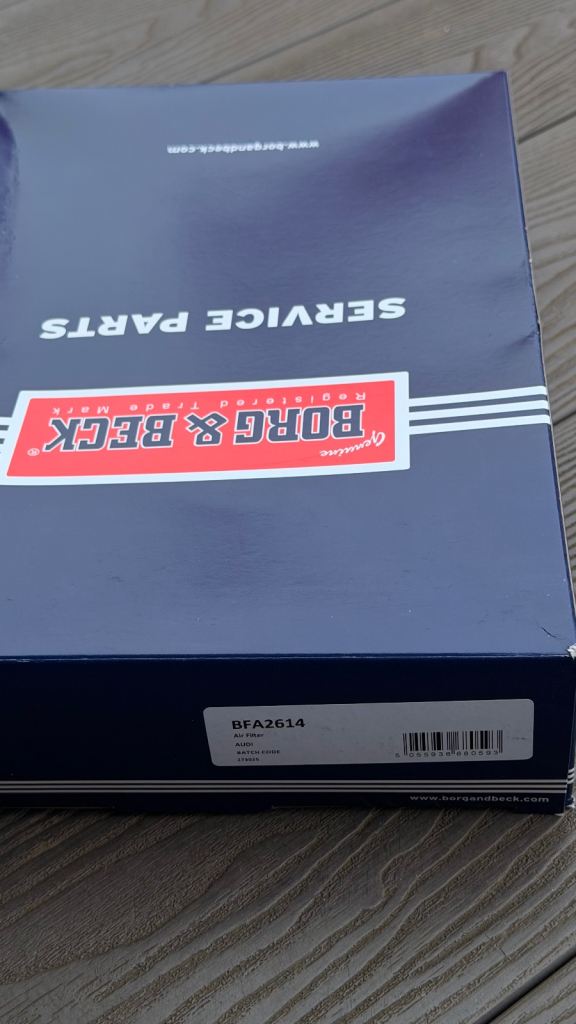 Borg & Beck BFA2614 Air Filter Maintenance Service Fits Audi Cupra Seat Skoda VW