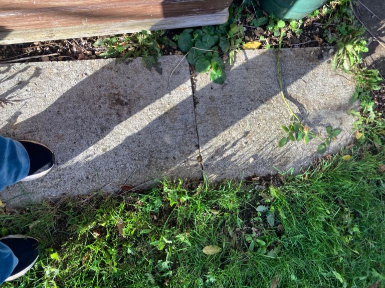 Free concrete garden slabs
