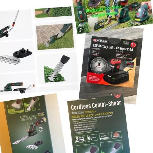 Brand new 2 in 1 cordless hedge and grass cutters with new battery and charger £25
