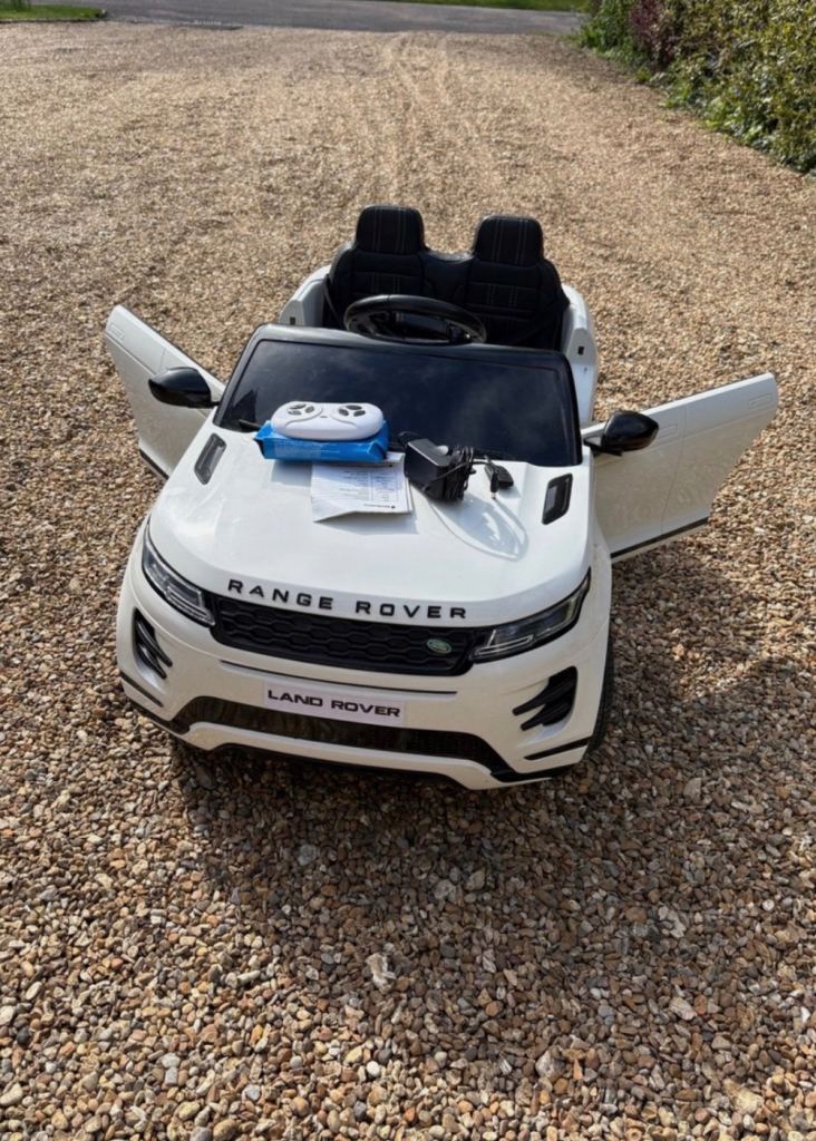 12v Licensed Land Rover Range Rover Evoque Electric Ride-On Toy Car