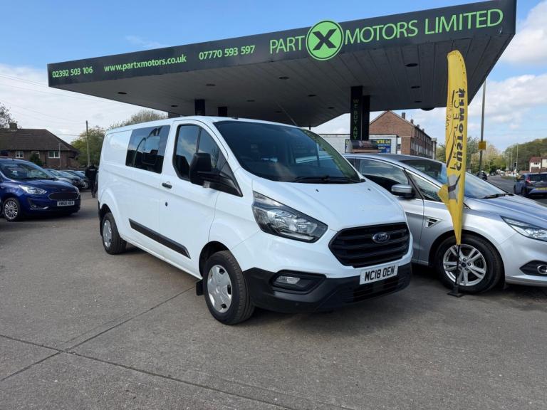 2018 Ford Transit Custom 2.0 TDCi 105ps Low Roof D/Cab Van PANEL VAN DIESEL Manual