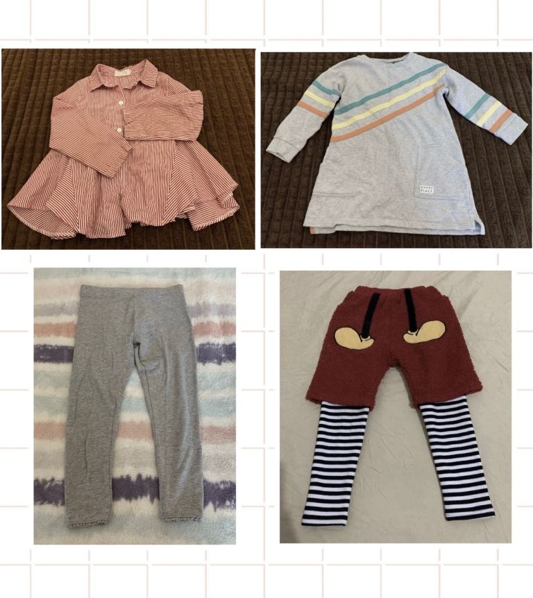Girls Clothing Bundle - Jumper, Leggings, Top, Shirt (Size 5-6 Years)