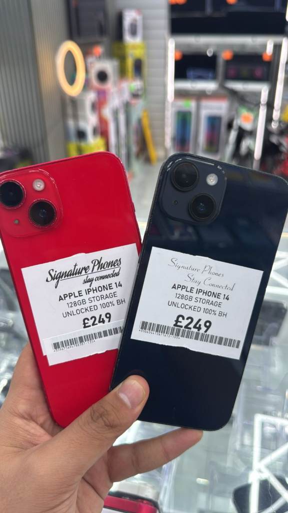 Apple iPhone 14 128GB (Product)Red,black – Unlocked, Good Condition