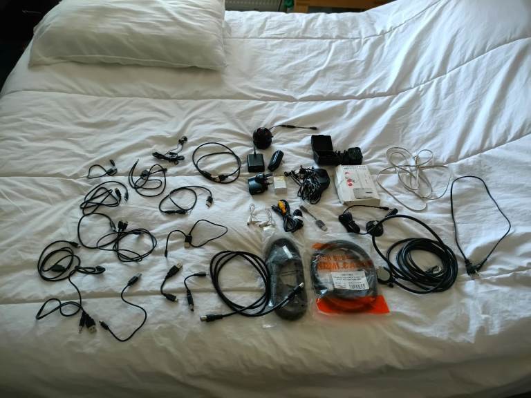 Various charging cables and chargers miscellaneous 