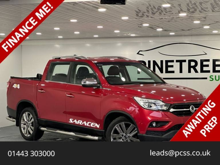 2018 Ssangyong Musso 2.2D Saracen Pickup Double Cab 4dr Diesel Manual 4WD Euro 6 (181 ps) PICK UP...