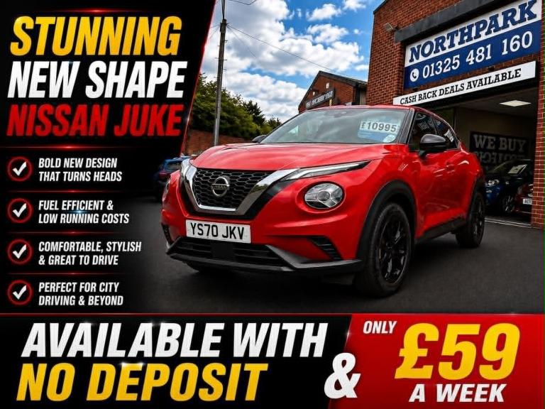2020 Nissan Juke 1.0 DiG-T 114 N-Connecta 5dr HATCHBACK Petrol Manual