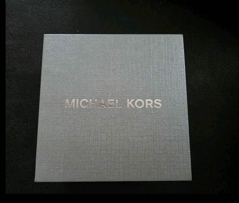 Michael Kors Love Silver Cubic Zirconia Heart Pendant - NEW