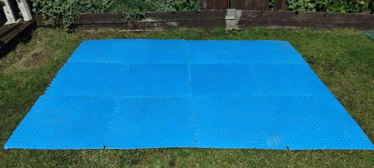 12 x 50cm Soft Floor Tile EVA Foam Interlocking Jigsaw kids Play Mats Garden under pool