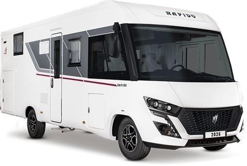 Rapido 896F, A CLASS, Motorhome,FIAT 140bhp, Automatic, 4 Berth, 4 Seat belts