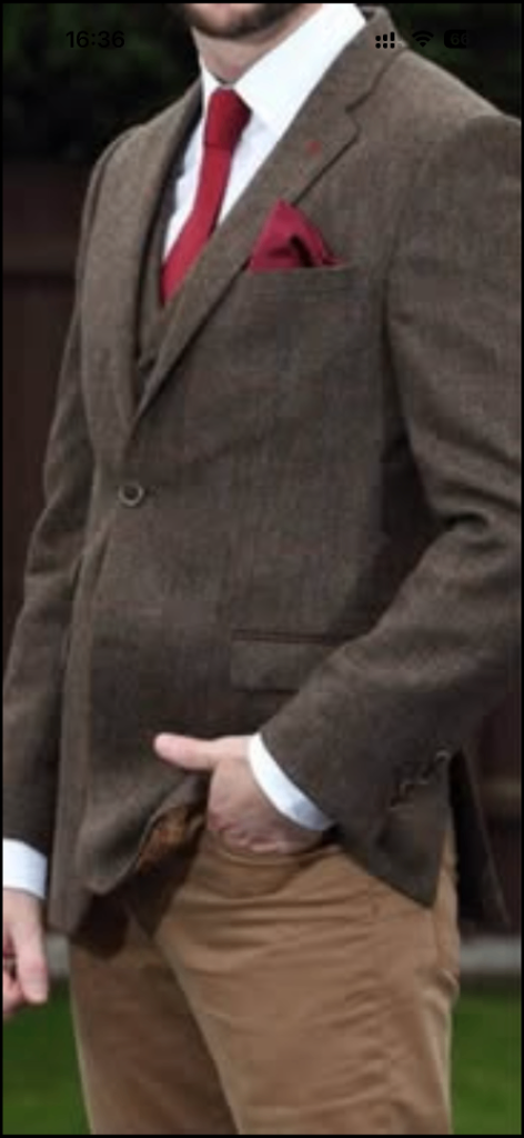 Italian suit jacket and waist coat