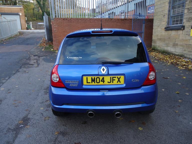 RENAULT CLIO 2.0 16v Renaultsport Blue Manual Petrol 2004