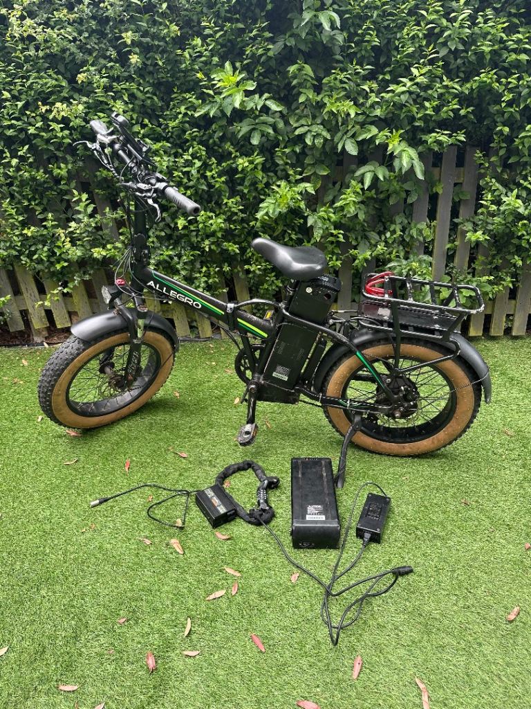Allegro Electric Folding Bike Fat Tyres – Good Condition