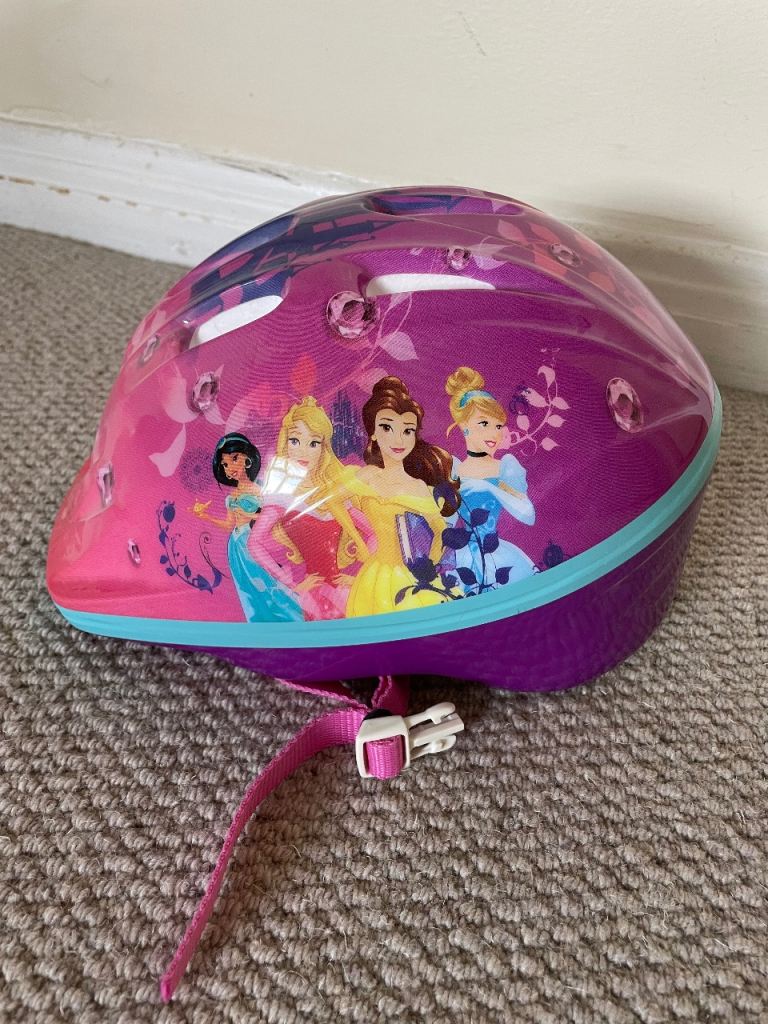 Disney princess adjustable kids cycle helmet 