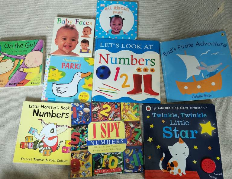 A bundle of Baby/Toddler / Kids Educational Learning books number books