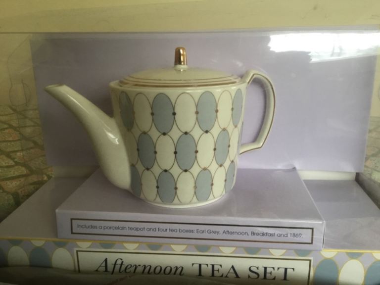 Brand new teapot still in the box porcelain from Costco 