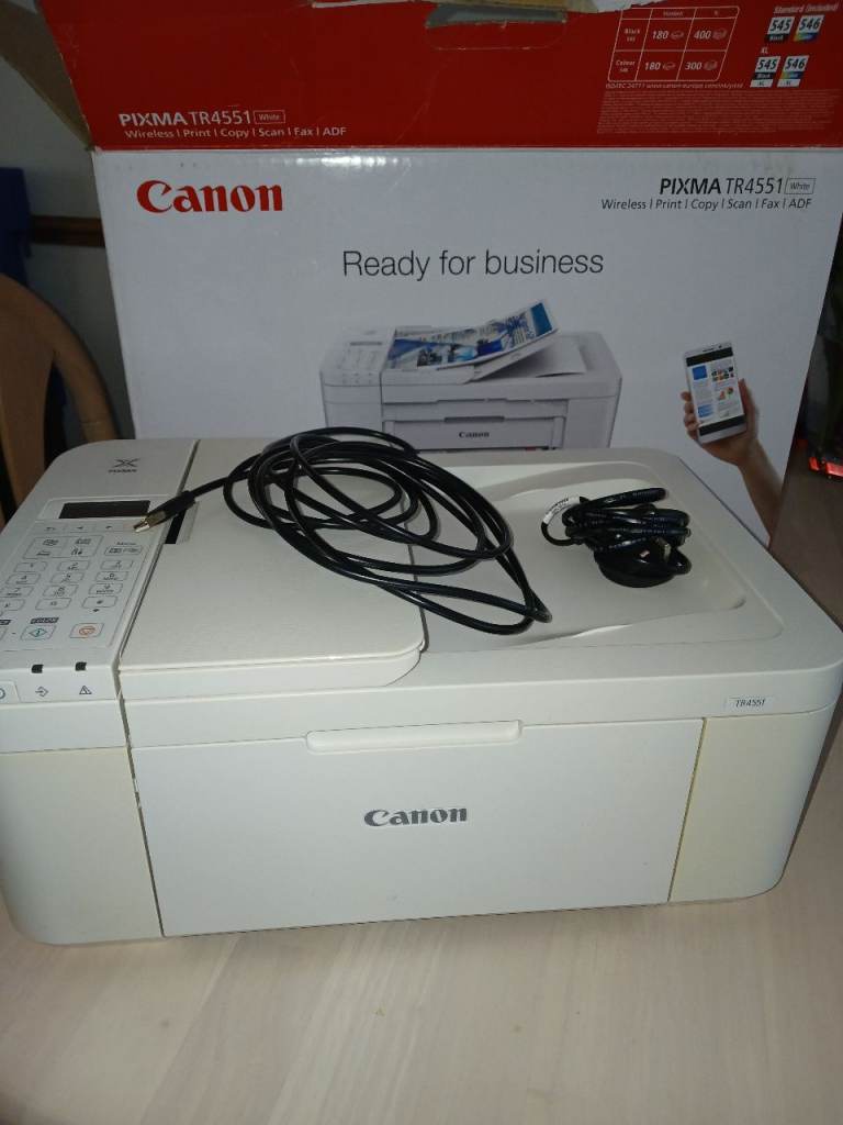 Canon PIXMA TR4551 Wireless Printer – Good Condition