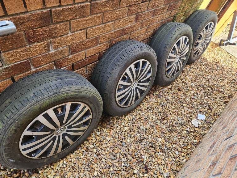 VW Transporter T6 Original Steel Wheels x4