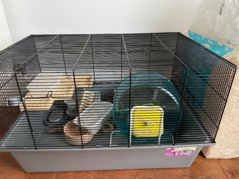 Syrian Hamster Cage and accessories