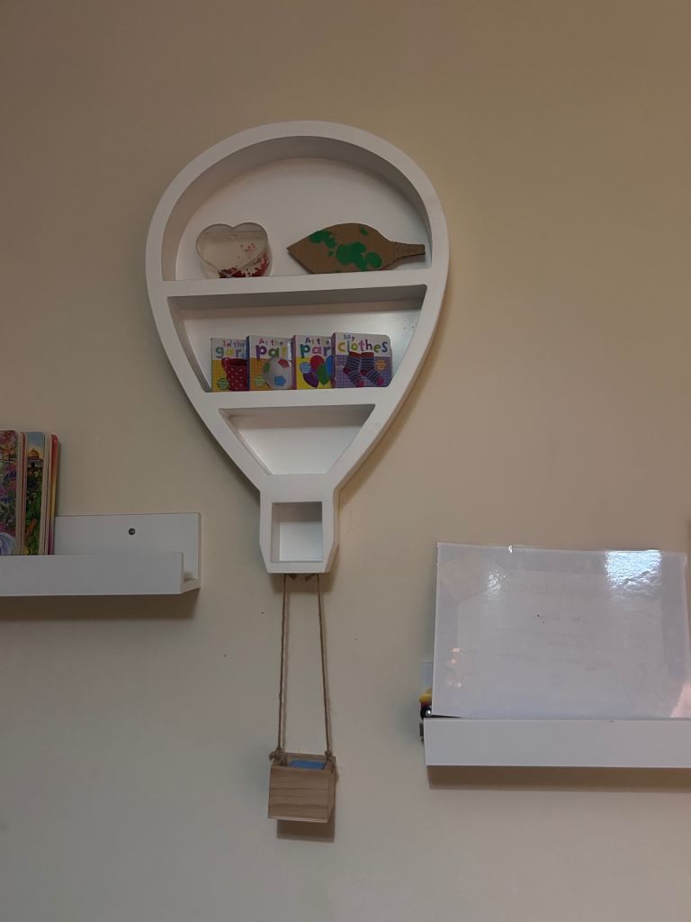 Hot balloon wall shelve