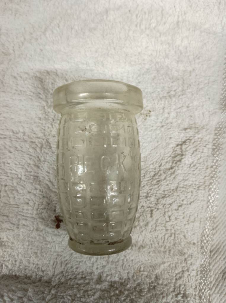Vintage peck jar 