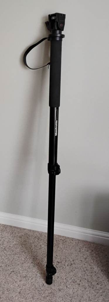 Manfrotto 681B Monopod with Pan/tilt head