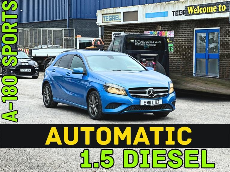 2015 Mercedes-Benz A-Class A180 [1.5] CDI Sport 5dr Auto HATCHBACK Diesel Automatic