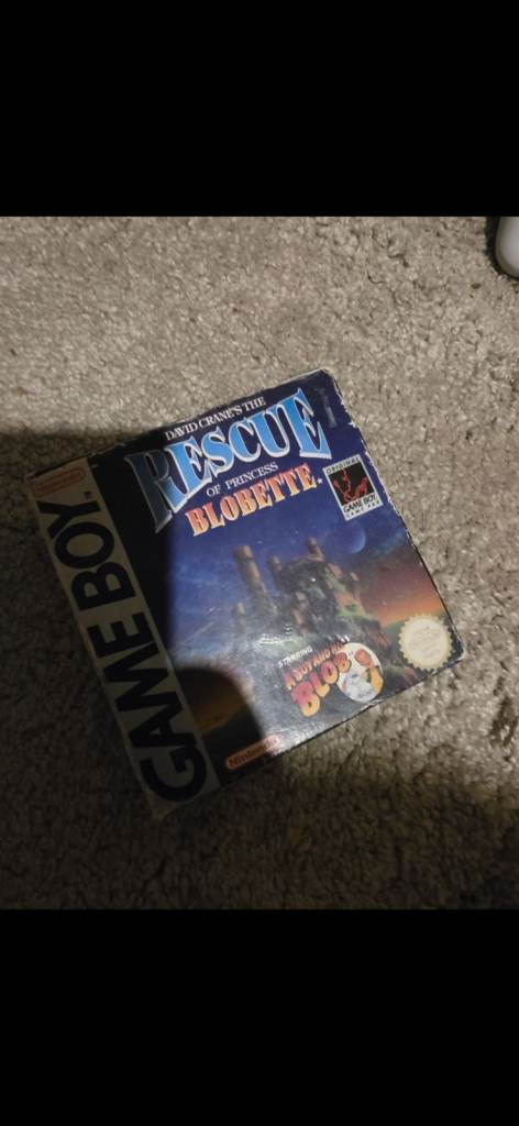 Game Boy Rescue of Princess Blobette Game with Box