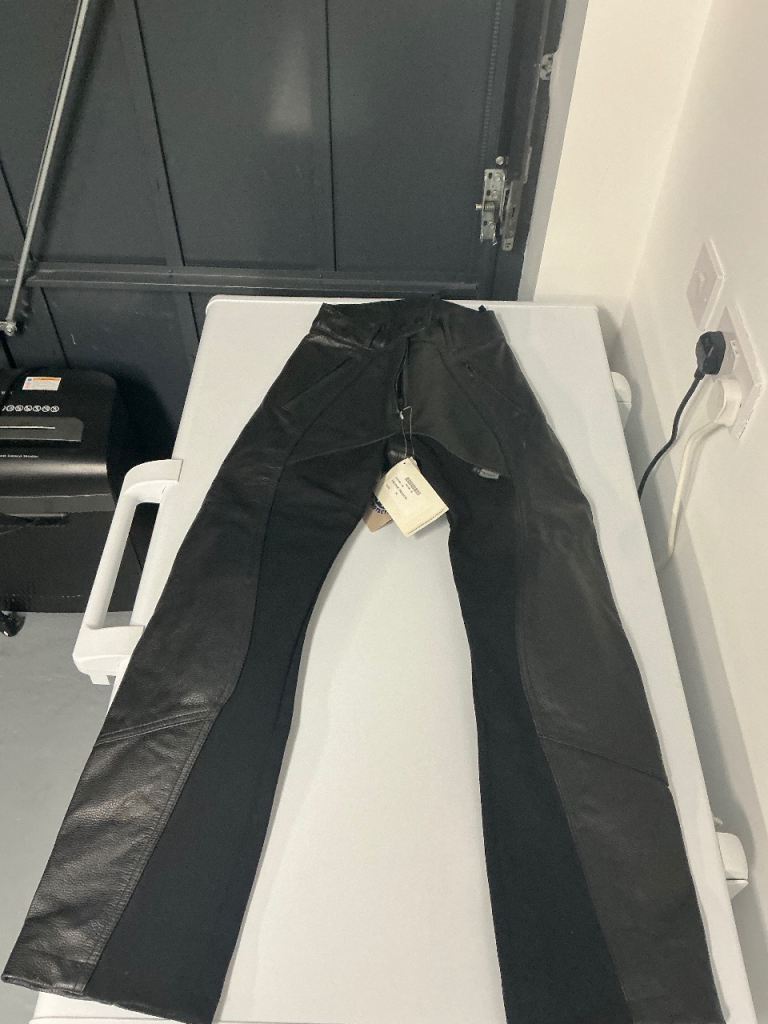 Leather Trousers UK Size 8