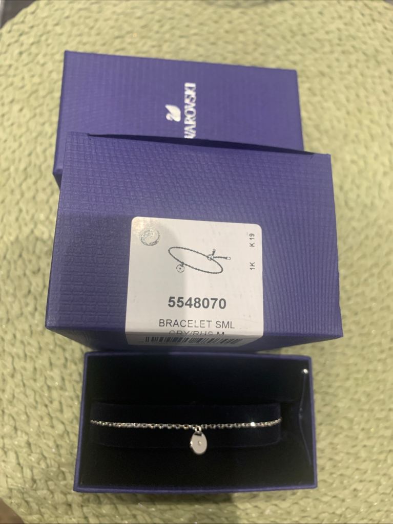 Genuine Swarowski adjustable bracelet 