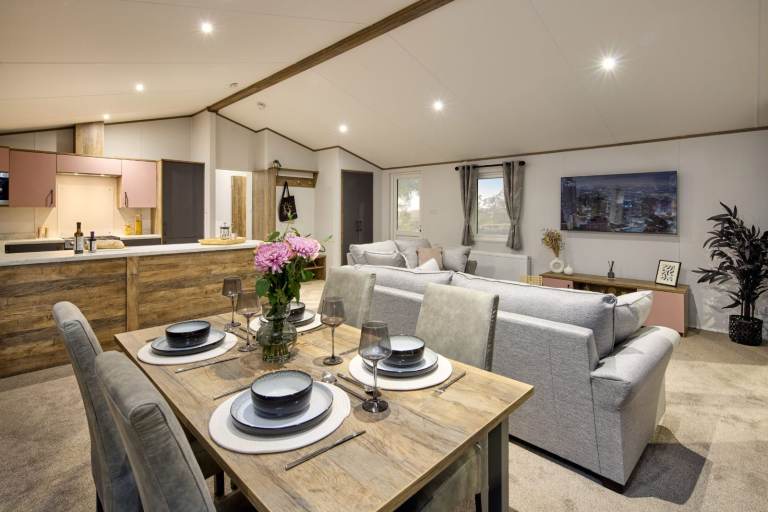 Brand New Holiday Lodge For Sale Located Near Loch Lomond, Stirling With Decking